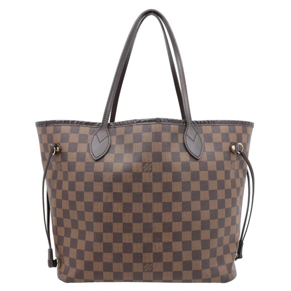 Louis Vuitton Neverfull MM Damier Ebene Tote Bag Brown - Picture 3 of 16